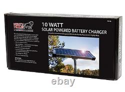 10 Watt Solar Panel Kit FM123 for Mighty Mule Automatic Gate Openers, Black Cell