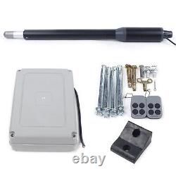 110V 325lbs Automatic Gate Opener Single Swing Gate Opener Kit WithRemote Control