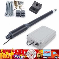 110V 325lbs Automatic Gate Opener Single Swing Gate Opener Kit With Remote Control