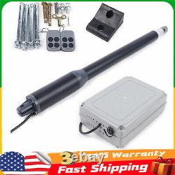 110V Automatic Single Arm Swing Gate Opener Heavy Duty 325lbs Kit Remote Control