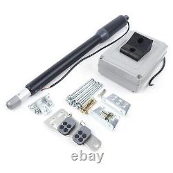 110V Automatic Single Arm Swing Gate Opener Heavy Duty 325lbs Kit Remote Control