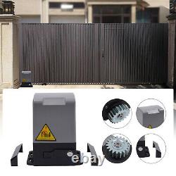 1200KG 550W Electric Sliding Gate Opener Automatic Motor Remote Kit with 6m Rail