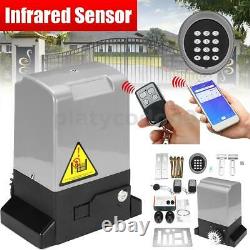 1200KG Sliding Electric Gate Opener Wifi APP Control Automatic Motor Remote Kit