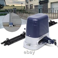 1300KG 3000lbs Auto Sliding Gate Opener Operator Kit 6m Rack With 2 Remote Control