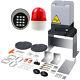1400 Lbs Sliding Gate Opener Automatic Operator Kit W Alarm System Remote