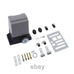 1400lbs Electric Automatic Sliding Gate Opener Motor Remote Control Kit 370W