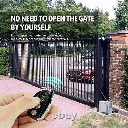 1800lbs 800KG Sliding Electric Gate Opener Automatic Motor Remote Kit Driveway