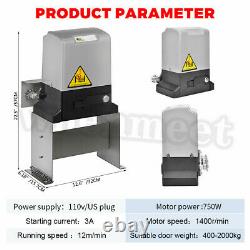 2000KG Electric Automatic Sliding Gate Opener Motor With 4 Remotes APP control