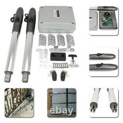 24V Auto Electric Remote Powered Swing Gate Opener Kit WithRemote Control