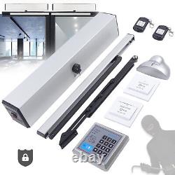 24V Automatic Swing Door Opener Kit Electric Swing Gate Operator with 2 Remote