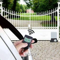 2600lbs Automatic Slide Gate Opener Electric Operator Door Security Kit 6m Rail