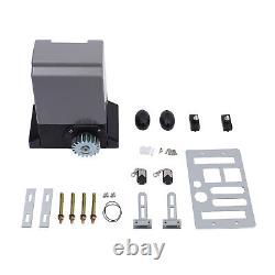 2640lbs Commercial Sliding Gate Opener Automatic Driveway Operator 2 Remotes Kit