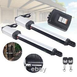 2-Swing Electric Gate Opener Automatic Motor Remote Control Complete Kit 300Kg