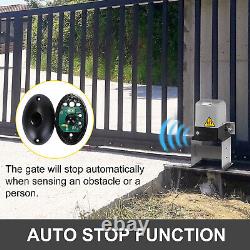 3100lbs Sliding Gate Opener Door Operator Driveway Motor Electric with2 Remotes