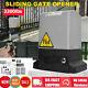 3300lb Electric Sliding Gate Opener Automatic Motor Remote Kit Heavy Wf