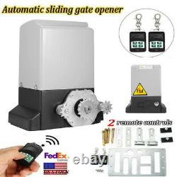 3300 lbs Automatic Sliding Gate Opener Motor Auto-Close Security System Kit USA