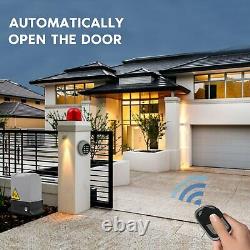 3300 lbs Sliding Gate Opener Automatic Operator Kit w Alarm system Remote