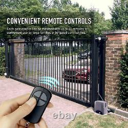 3300lbs Electric Sliding Gate Opener Operator Gates Kit Automatic Remote Control