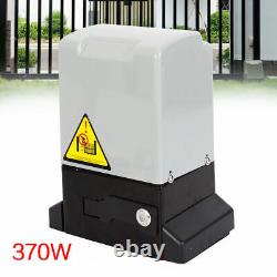 370W Electric Automatic Sliding Gate Opener Motor Remote Kit 1400Lbs 110V