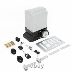 370W Electric Automatic Sliding Gate Opener Motor Remote Kit 1400Lbs 110V