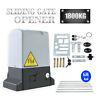 4000lb 1800kg Electric Sliding Gate Opener Auto 2 Remote Control With 6m Rack Kit