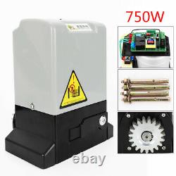 4400lbs Automatic Opening Sliding Gate Opener AC Driveway Security Door Kit 36NM