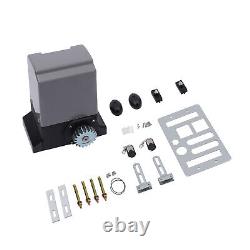 4400lbs Automatic Sliding Gate Opener Driveway Opening Kit Security System+Racks
