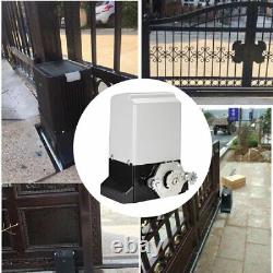 4400lbs Automatic Sliding Gate Opener Operator Kit Electric with2 Remotes