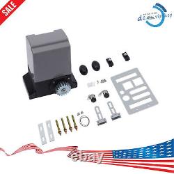 4400lbs Electric Sliding Gate Opener Operator Kit + Remote Automatic Roller