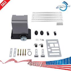4400lbs Electric Sliding Gate Opener Operator Kit with Remote Automatic Roller