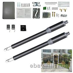 650lbs Electric Arm Dual Swing Gate Opener Automatic Heavy Duty Kit + Remote