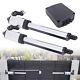 700lb Electric Automatic Gate Opener Dual Arm Swing 2 Remote Control Heavy Duty