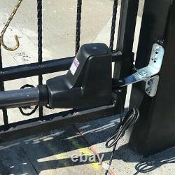 80W Electric Double-Arm Gate Opener Kit for Double Dual Swing Gates 880lb 18ft