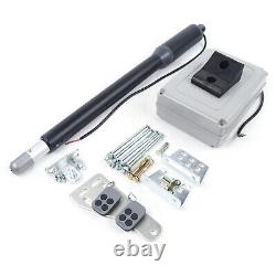 AC Electric Gate Opener Automatic Single Arm Swing Gate Opener Kit & Remote 40W