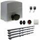Aleko Ar1500 Sliding Gear Rack Driven Opener Accessories Kit For Gate Up To 40ft
