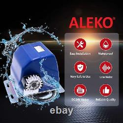 ALEKO AR900Solar Kit Sliding Gear Rack Driven Opener For Gate Up To 30-ft 900-lb