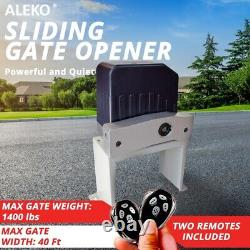 ALEKO Basic Kit Gate Opener for Sliding Gates Up to 40 ft Long and 1400 lb