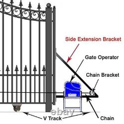 ALEKO Basic Kit Sliding Gate Opener For Sliding Gates Up To 45-ft 2400-lb