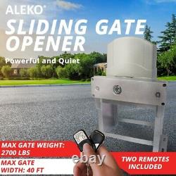 ALEKO Sliding Gate Opener Basic Kit For Gates Up To 40-ft 2700-lb