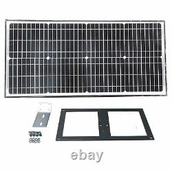 ALEKO Sliding Gate Opener Solar Kit 60W Door 900 lbs 30 Ft Two Remotes Driveaway