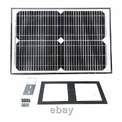 ALEKO Solar Kit Metal Gate Opener For Dual Swing Gate Up To 1300-lb