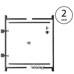 Adjust-A-Gate Steel Frame Gate Building Kit, 60-96 Inch Wide Opening (2 Pack)