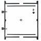 Adjust-a-gate Steel Frame Gate Building Kit, 60-96 Wide Opening Up To 6' High