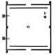 Adjust-a-gate Steel Frame Gate Building Kit, 60-96 Wide Opening Up To 6' (used)