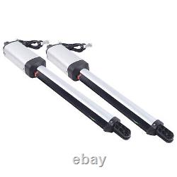 Aluminum Alloy Automatic Gate Opener Dual ARM Swing 2 Remote Control Heavy Duty