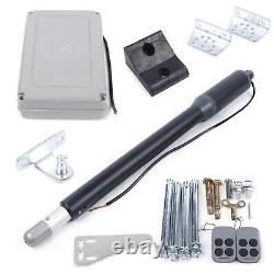 Automatic Arm Dual/Single Swing Gate Opener Kit Remote Control AC Motor