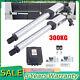 Automatic Dual Arm Swing Gate Opener Kit Up To 700 Lbs Remote Control Dc Motor