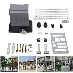 Automatic Electric Sliding Gate Opener 2000kg with 6m Racks 2 Remotes Complete Kit