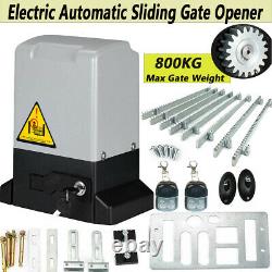 Automatic Electric Sliding Gate Opener Motor Garage Door Remote Control Kit US