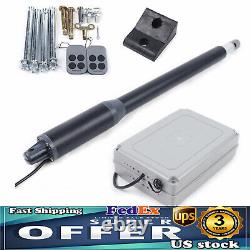 Automatic Gate Opener Kit Single Swing Gate Operator 325lbs with Remote Control